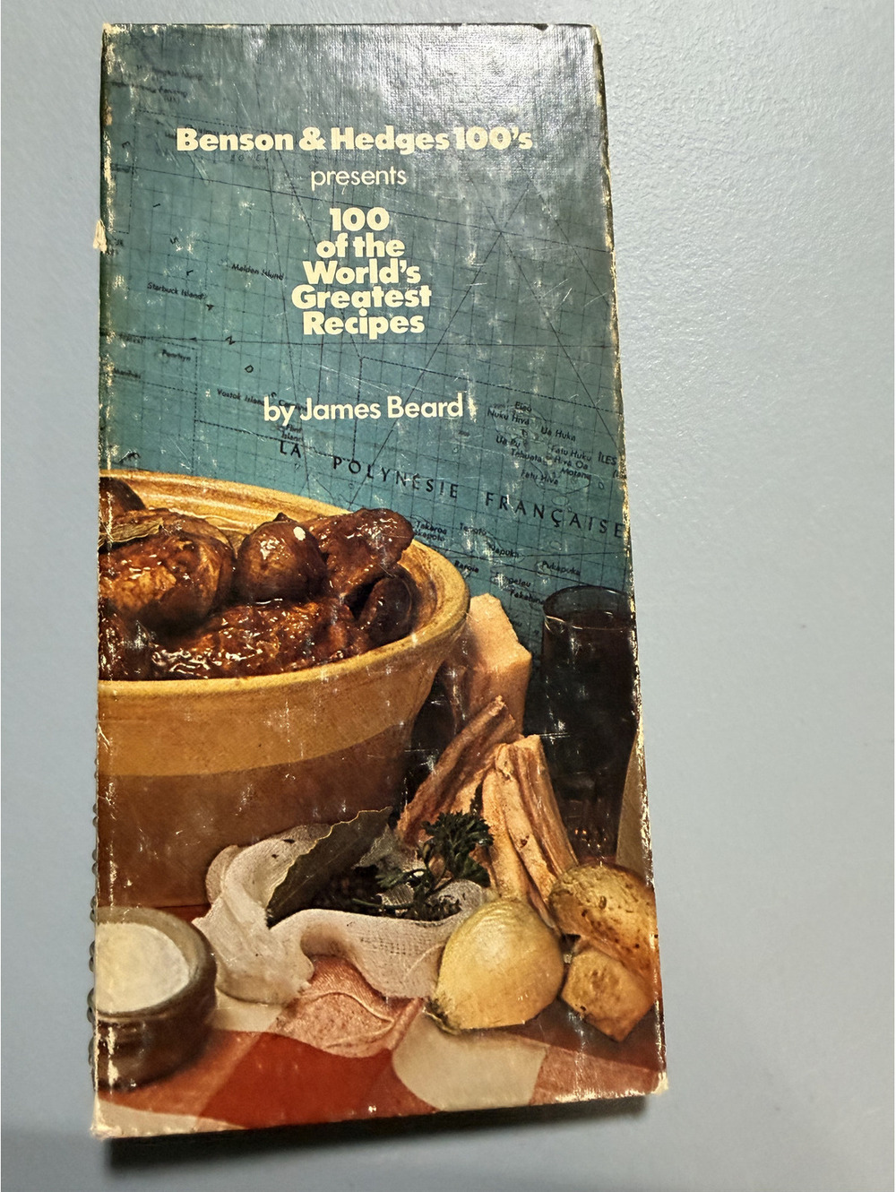 Benson & Hedges 100's Presents 100 World's Greatest Recipes James Beard 1976 HC